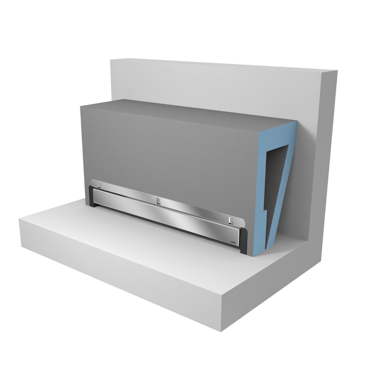 Wedi Sanoasa shower bench 1 – straight